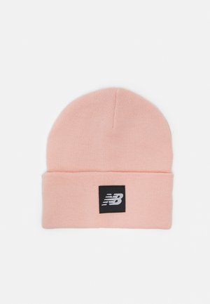 CUFFED BEANIE WITH FLYING PATCH UNISEX - Čepice - pink haze