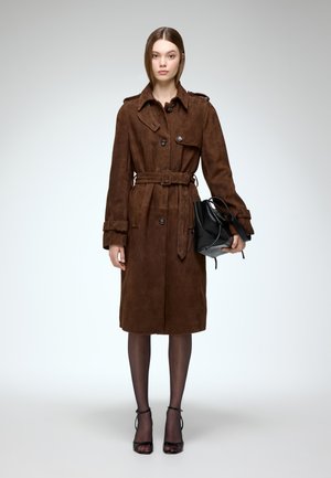 Helena - Trenčkot - dark brown