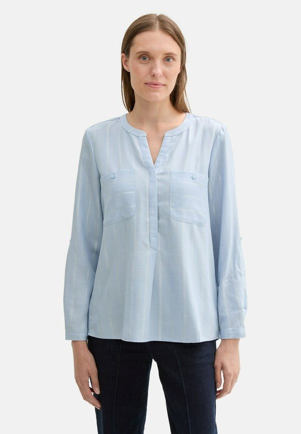 GESTREIFTE MIT BRUSTTASCHEN - Bluse