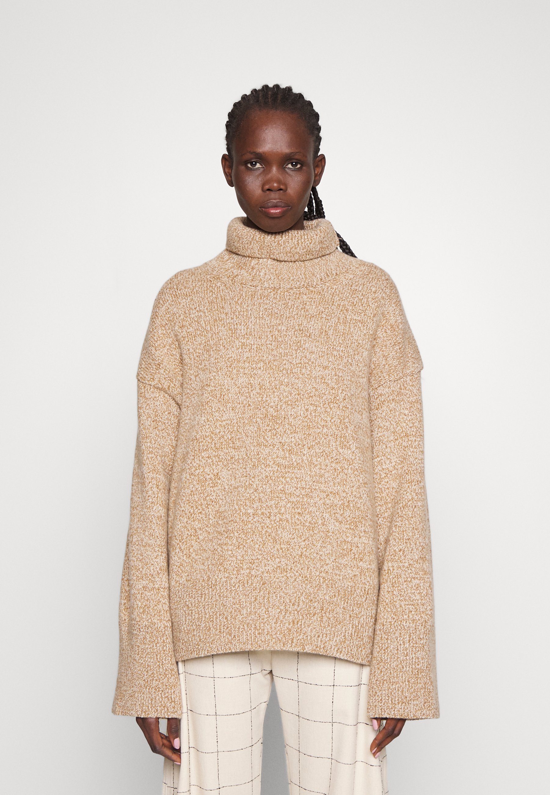 House of Dagmar MAZZY TURTLENECK - Jumper - caramel mouline/beige -  Zalando.de
