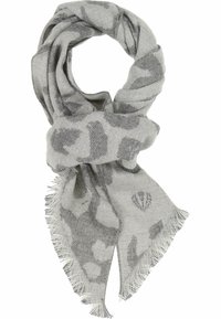 FRAAS ANIMAL LEO BIAS CUT - Écharpe - phantom grey