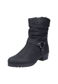Rieker Bottines de cowboy / motard - schwarz