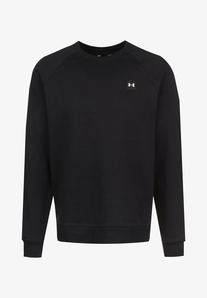 Under Armour RIVAL CREW - Sweatshirt - black onyx white