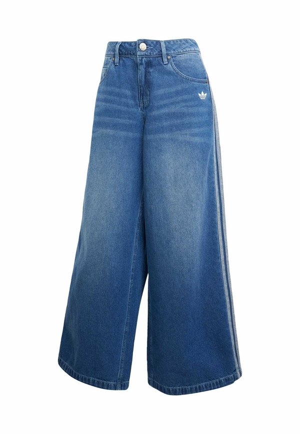 WIDE  - Wide Leg - indigo denim4