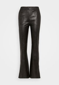 DAY Birger et Mikkelsen MILO SLEEK  - Pantalon en cuir - licorice