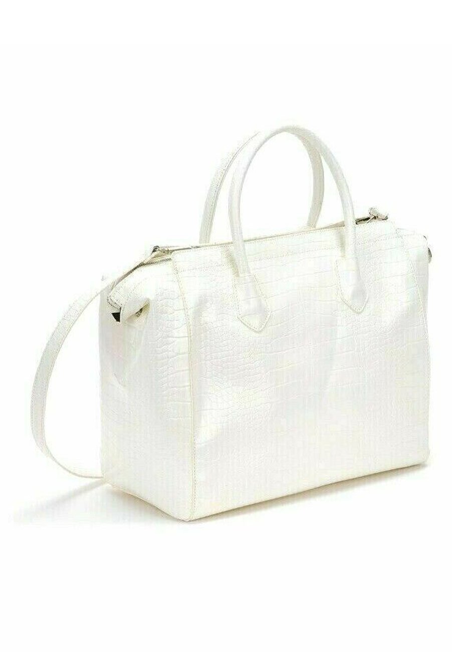 GAeLLE PARIS MAXI BAULETTO EFFETTO COCCO - Shopping bag - bianco - Zalando .it