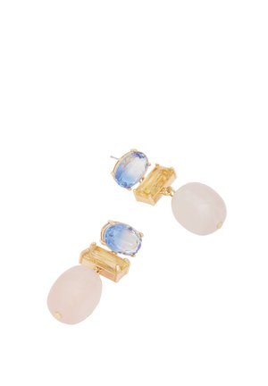 SHIRLEY - Ohrringe - blue white ivory
