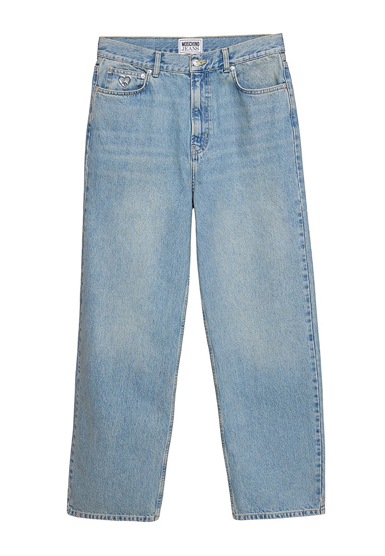 MOSCHINO JEANS Relaxed fit jeans blauw