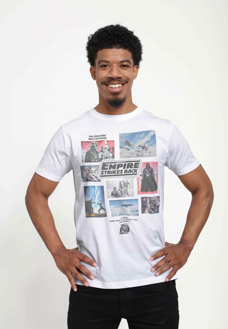 Star Wars STAR WARS: CLASSIC EMPIRE SCRAPBOOK UNISEX - Triko s potiskem - white