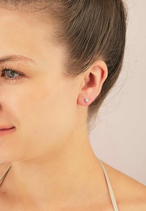 MUAU Schmuck Ohrringe - weissgold