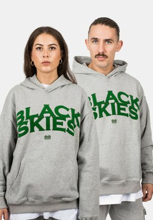 Blackskies OVERSIZED - Mikina s kapucňou - grey green