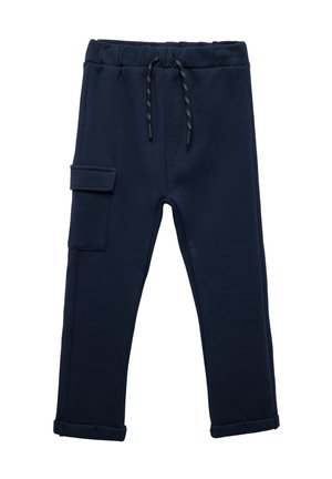 DRAWSTRING - Pantalones cargo - dark blue