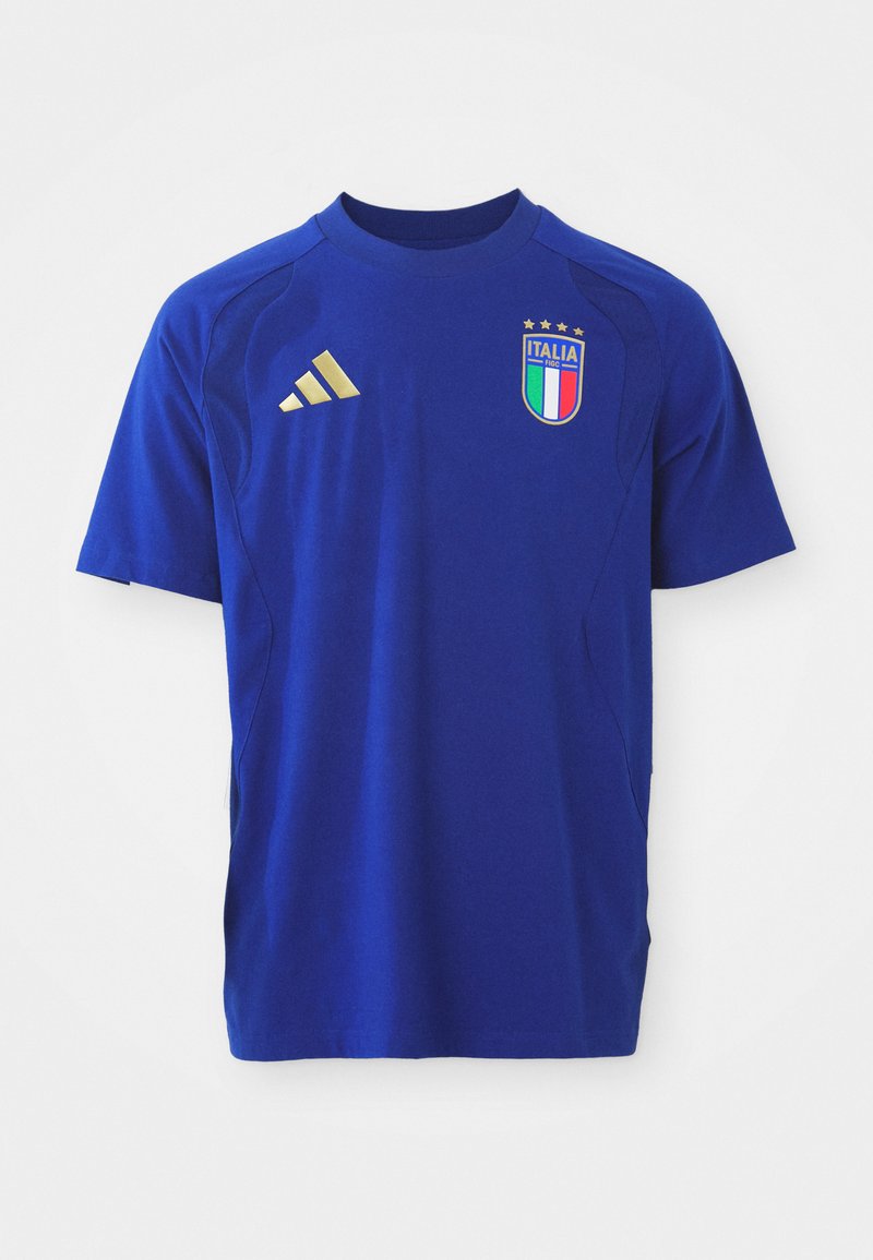 adidas performance T-shirt print blauw