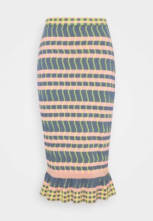 Jupe crayon - multi-coloured