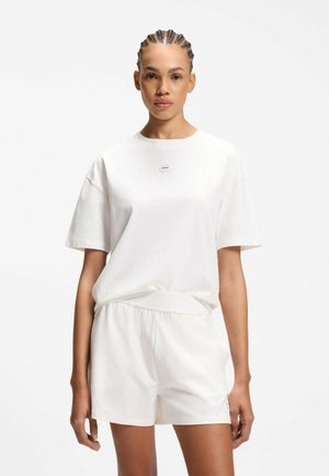 HUGO, HUGO SIGNATURE_TSHIRT - Pyjamashirt - natural ten