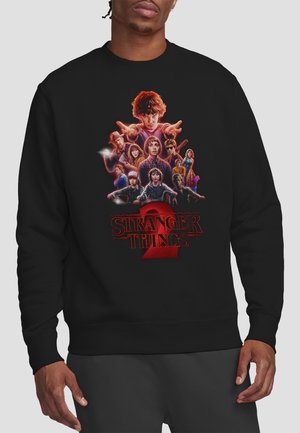 NETFLIX, STRANGER THINGS  SEASON TWO POSTER - Sweatshirt - black
