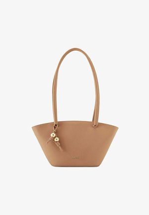 Seidenfelt Handtas - toffee