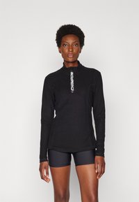 Champion HALF ZIP  - Suéter de forro polar - black