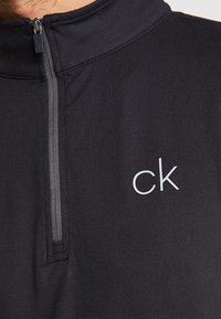 Calvin Klein Golf NEWPORT HALF ZIP - Ilgarankovis viršutinės dalies drabužis - black