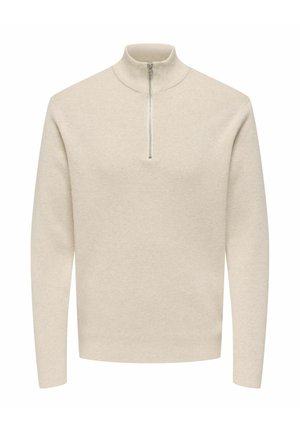 ONSTING LIFE HALF ZIP - Pulover - gardenia
