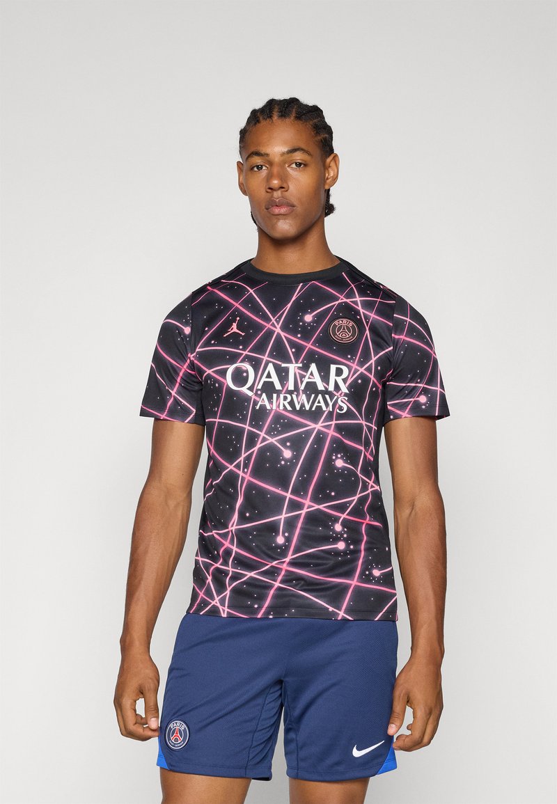 Nike Performance - PSG - Sporto klubų atributika - black/sunset pulse/digital pink, Padidinti