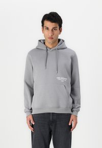 KARL LAGERFELD HOODY - Mikina - grey