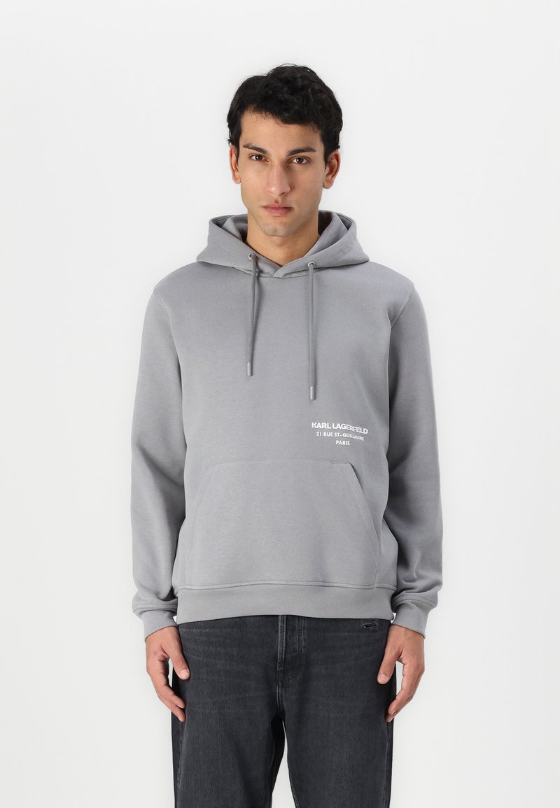 KARL LAGERFELD HOODY - Mikina - grey