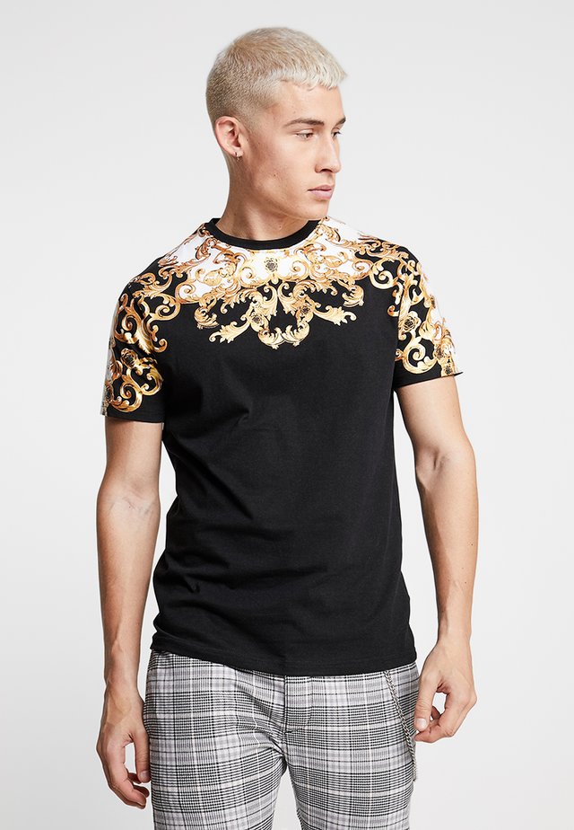SCROLL - T-shirt con stampa - black