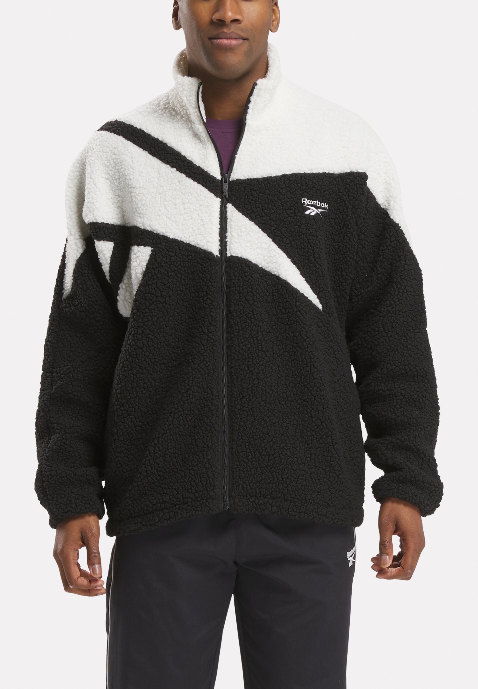 Pile Felpa Reebok Cerniera Reebok Classic VECTOR HI PILE Giacca In