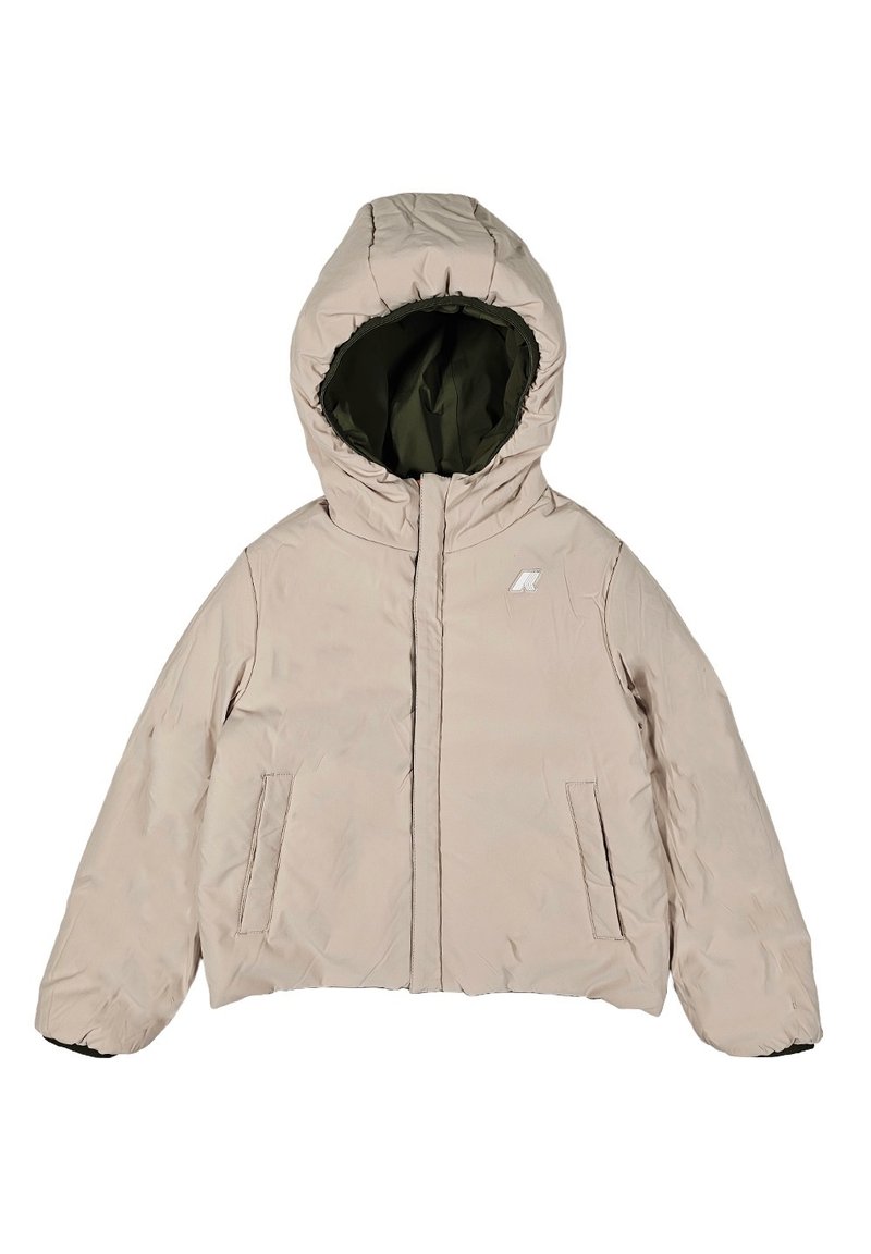 K-Way REVERSIBILE Giacca invernale verde-beige/verde