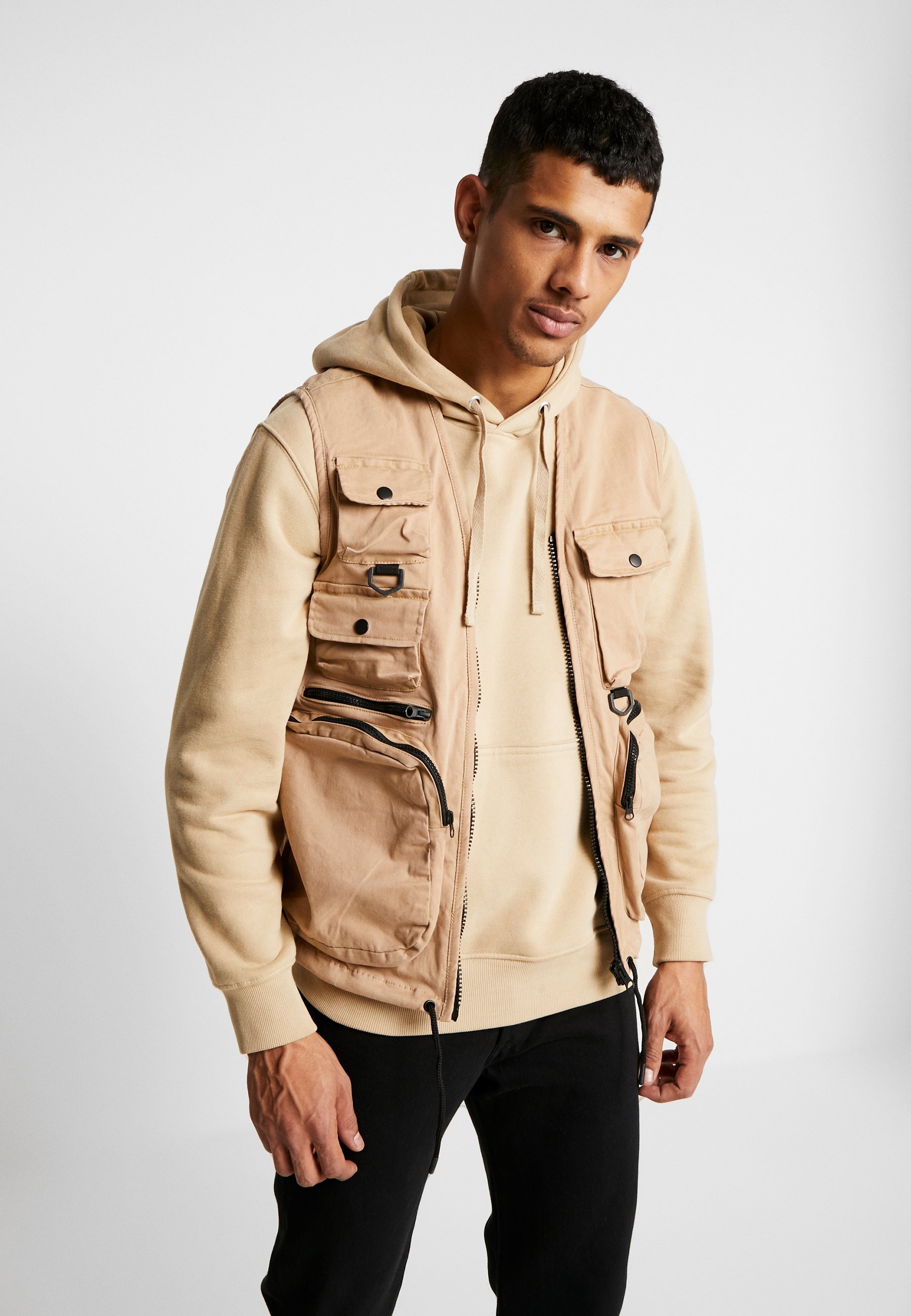 veste cargo sans manche
