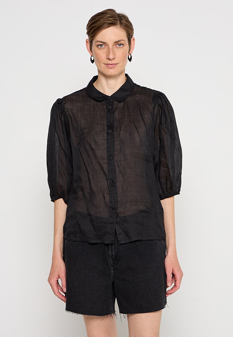 7 For All Mankind Overhemdblouse zwart