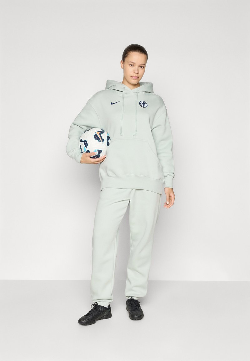 Nike Performance INTER MILAN PHOENIX FLEECE - Klubové oblečení - grey haze/blue void