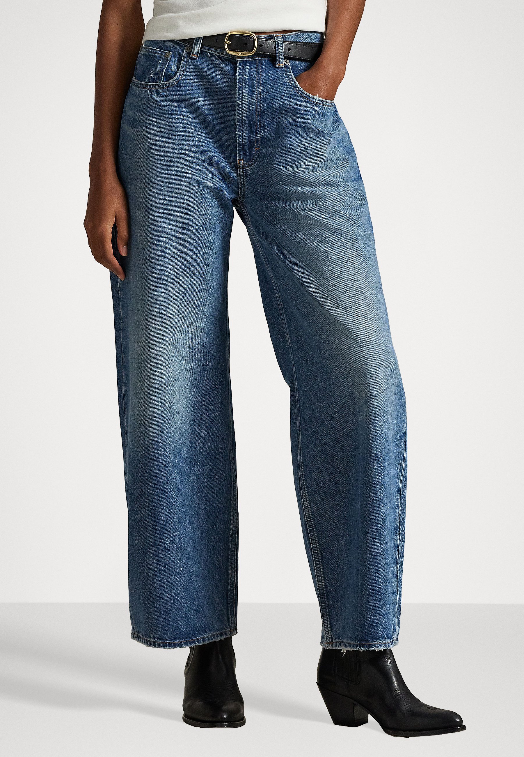 Jeans Pantalon Vaquero Recto Vaquero Recto Zara Denim Mujer Zara