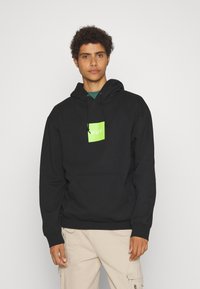 HUF - BOX HOODIE UNISEX - Športni pulover - black Miniaturna slika 1