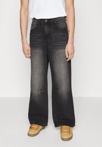 Jaded London - COLOSSUS BAGGY FIT JEANS - Traperice opuštenog kroja - black Minijatura 1