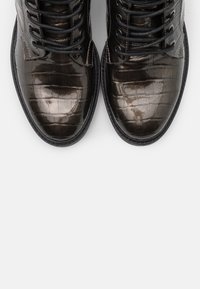 s.Oliver Lace-up ankle boots - dark grey