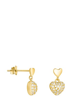 HEARTS - Øreringe - gold-coloured