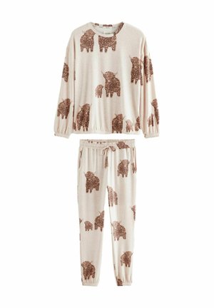 COSY LONG SLEEVE - SET - Pyjama - ecru cream hamish