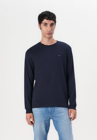 Tommy Jeans 2 PACK  - T-shirt à manches longues - black/dark night navy