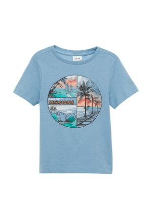 T-Shirt print - himmelblau