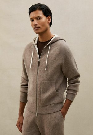 REGULAR FIT - SHEFFIELD ATELIER - Cardigan - mouse brown melange