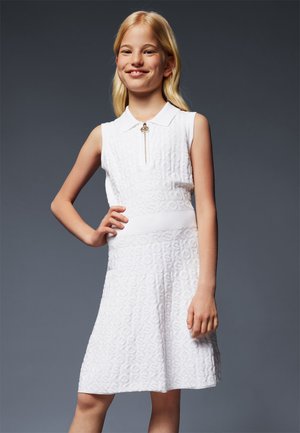 DRESS - Gebreide jurk - off-white