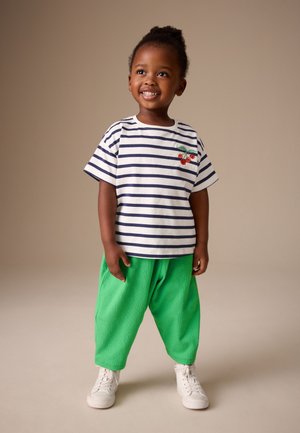 Next REGULAR FIT - TEXTURED WIDE - Pantalon classique - green