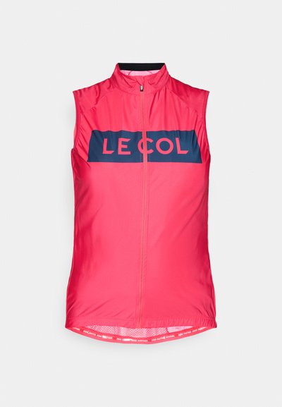WOMENS SPORT LOGO GILET - Maillot de cycliste - hotpink/navy
