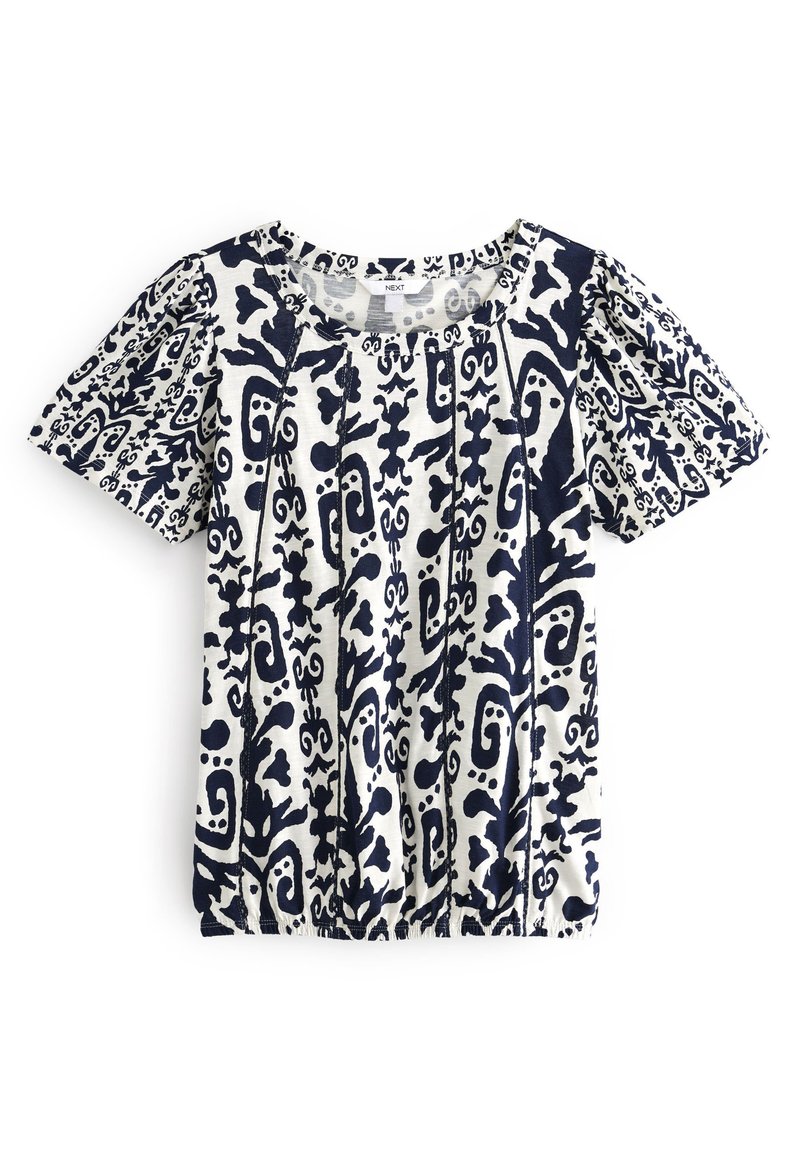 Next T-shirt print blauw