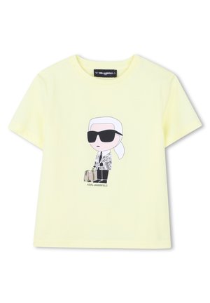 KURZÄRMELIGES  - Print T-shirt - wax yellow