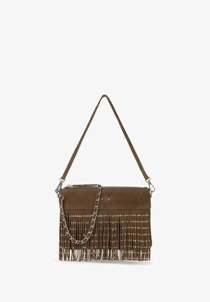 Brownie, BOLSO FLECOS TACHUELAS - Bolso de mano - chocolate