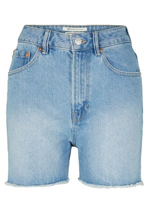 Jeansshort - used light stone blue denim