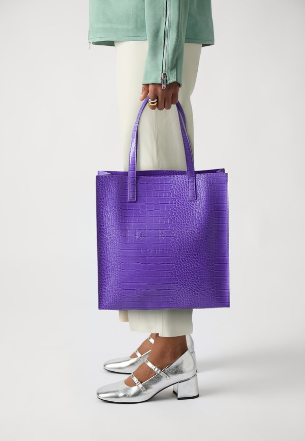 CROCCON - Shopping Bag - purple
